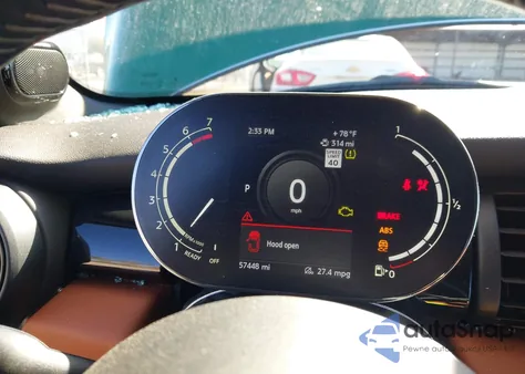 2021 Mini Convertible Cooper S z USA, uszkodzony, nr VIN WMWWJ5C07M3N26546